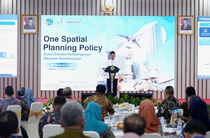 Hari Tata Ruang, Menteri Nusron Tekankan Penyelesaian One Map Policy dan One Spatial Planning Policy untuk Investasi dan Pembangunan Berkelanjutan
