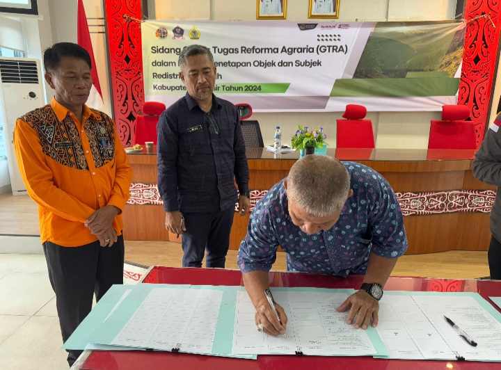 Sidang Gugus Tugas Reforma Agraria di Samosir: 800 Bidang Tanah Siap Disertipikasi