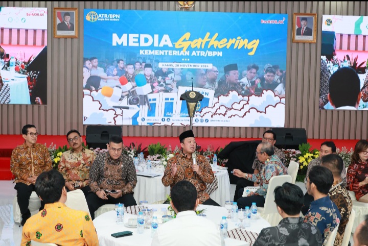 Media Gathering Kementerian ATR/BPN, Menteri Nusron: Terima Kasih Telah Mewartakan Kementerian Ini