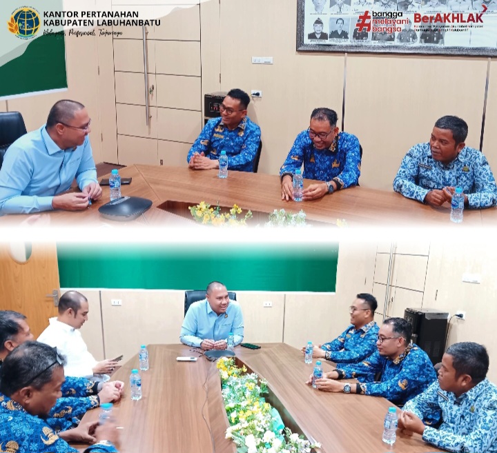 Plt. Kepala Kantor Pertanahan Labuhanbatu Silaturahmi ke Kejari untuk Tingkatkan Sinergi Layanan